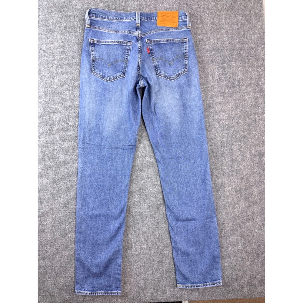 Levis 511 Slim Fit Jeans Mens 31x32 Blue Medium Wash Big E Denim 04511-5242 Y2K - Picture 11 of 11